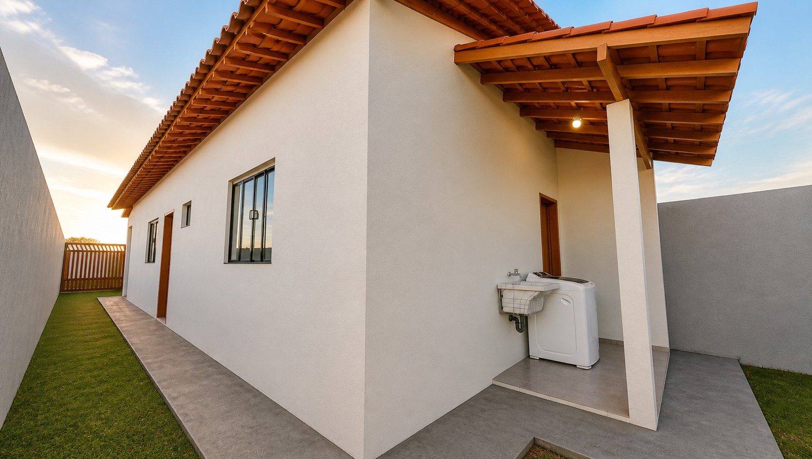 Área de serviço do Projeto Residencial J F